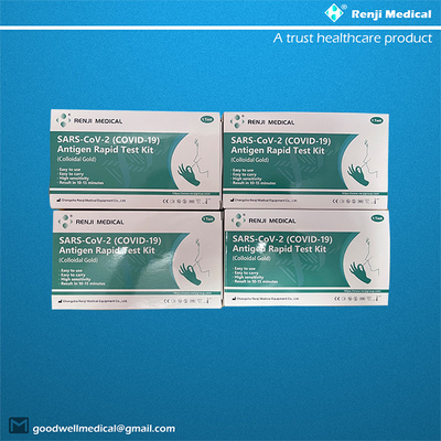 Renji Rapid SARS-COV-2 (COVID 19) کیت تست سریع آنتی ژن (طلای کلوئیدی) سواب بینی