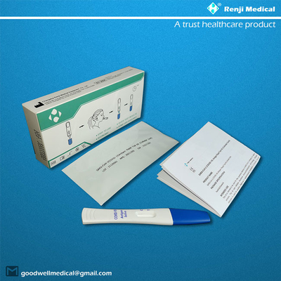 کیت آزمایش خانگی Renji Medical SARS-CoV-2 ایمونوکروماتوگرافی طلای کلوئیدی