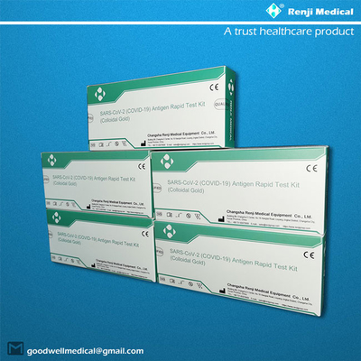 OEM ODM آنتی ژن تست سریع کیت 5 جعبه بسته بندی گواهی YBTC