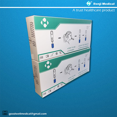 کیت تست آنتی ژن سریع خانگی پزشکی رنجی با گواهینامه ISO13485 سواب بینی