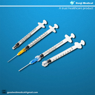 مواد مصرفی پزشکی یکبار مصرف گاز استریل EO سرنگ پزشکی 1ml
