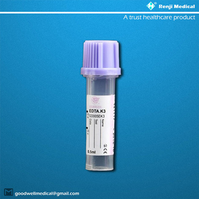 لوله PP Micro Blood Collection 0.25ml/0.5ml برای نوزادان تازه متولد شده
