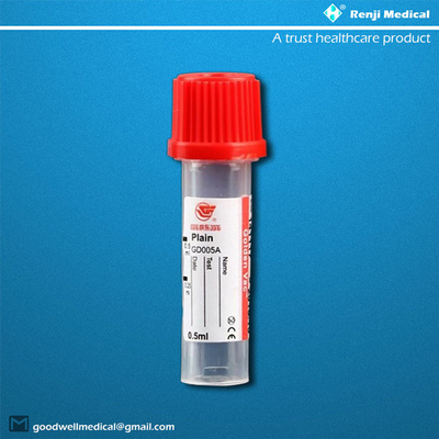 لوله PP Micro Blood Collection 0.25ml/0.5ml برای نوزادان تازه متولد شده