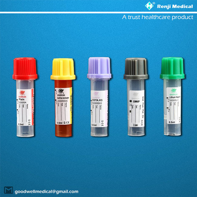 لوله PP Micro Blood Collection 0.25ml/0.5ml برای نوزادان تازه متولد شده