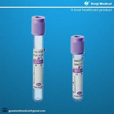 لوله وکیوم EDTA Blood Draw 3 سال عمر مفید برای هماتولوژی بالینی