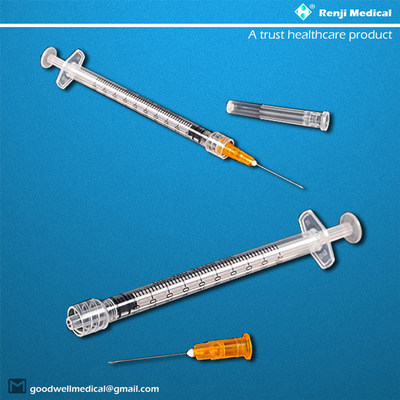 مواد مصرفی پزشکی یکبار مصرف Renji، سرنگ PP Slip Tip 1ml